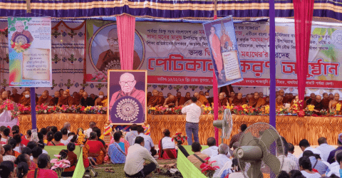 অনেক পরিবারকে শিক্ষিত করেছেন ভদন্ত তিলোকানন্দ মহাথের