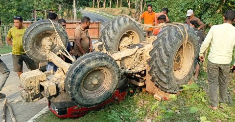 বাঘাইছড়িতে ট্রাক্টর উল্টে ৩ শ্রমিক নিহত, আহত-২