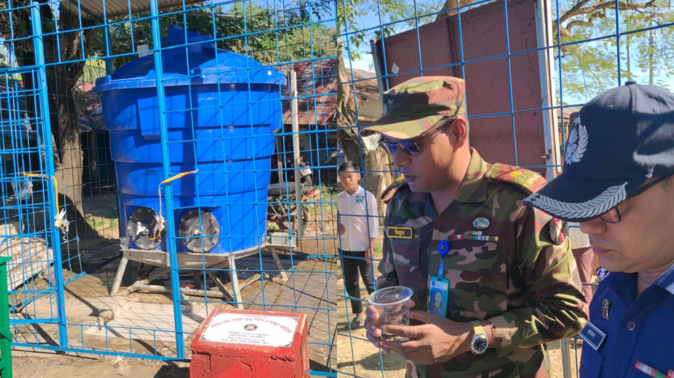 সাজেকের মাসালং বাজারে বিশুদ্ধ পানির ব্যবস্থা করে দিল সেনাবাহিনীর বাঘাইহাট জোন