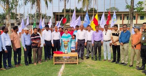 ট্রফি উন্মোচনের মধ্য দিয়ে জমকালো উদ্বোধন শহীদ প্রেসিডেন্ট জিয়াউর রহমান স্মৃতি ফুটবল টুর্নামেন্ট ২০২৬