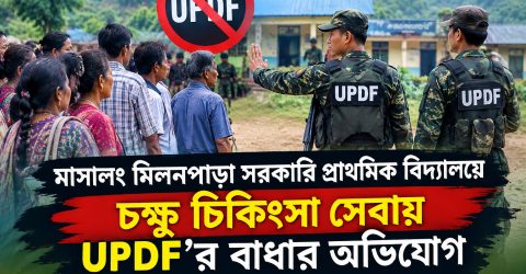 সাজেকে বিনামূল্যে চক্ষু চিকিৎসা সেবায় ইউপিডিএফের বাধার অভিযোগ